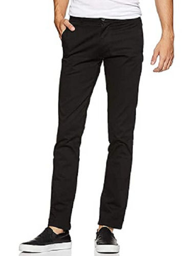 Buy Men Black Skinny Fit Solid Casual Trousers Online  814368  Allen Solly