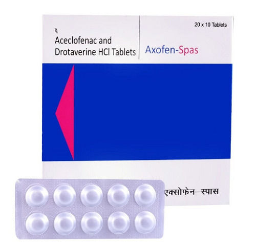 Aceclofenac And Drotaverine Hci Tablets, Pack Of 20X10 Tablets  Age Group: Adult