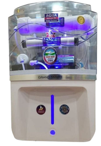 10 Litre Capacity Plastic Aqua Grand Smart Ro + Uv + Tds Alkaline Water Purifier