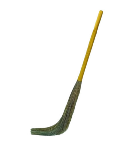 Handle Material Plastic Brown Grass Brooms With Size 30 Inch For Cleaning Used  Shelf Life: 3 Months