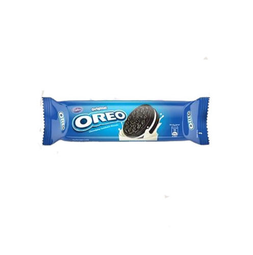 Round Shape Cadbury Oreo Sweet Vanilla Flavor Cream Biscuit With 120G Pack  Fat Content (%): 3.3 Grams (G)