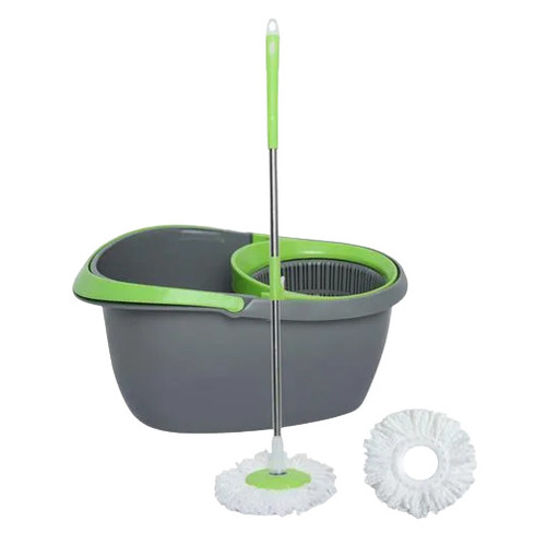 Easy To Use Floor Cleaner Cotton And Plastic Spin Mop