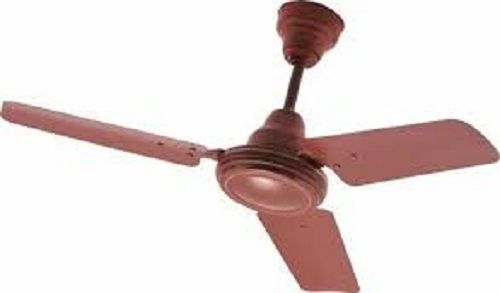 Rust Proof And Sturdy Construction Paint Coated Brown Ceiling Fan 