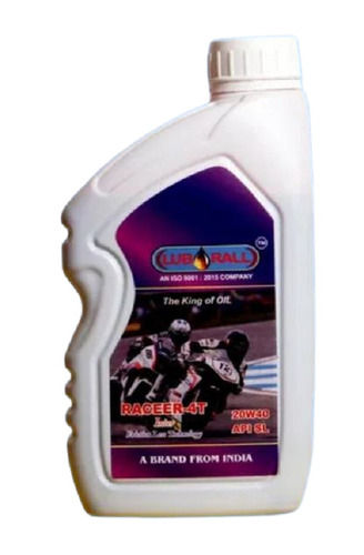 1 Liter 4T 20W-40 Synthetic Pungent Smell Two Wheeler Engine Oil  Ash %: 10%