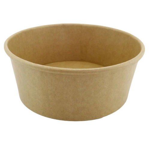 White 4.5 Inches Round Plain Eco Friendly And Disposable Paper Bowls For Event And Party