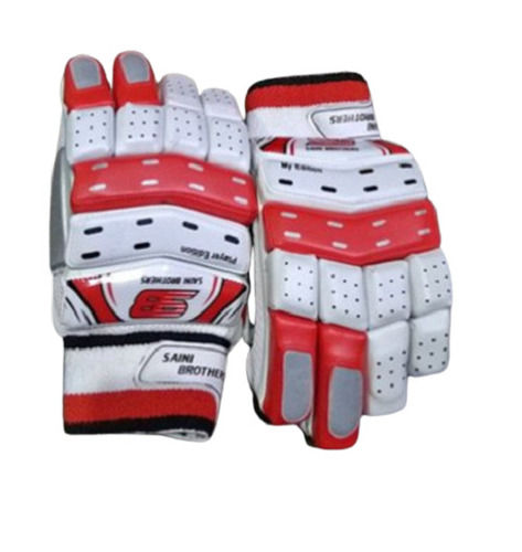 Saini Brother Velcro Cricket Batting Gloves, Polyurethane Material, For Outdoor Sports Age Group: Adults