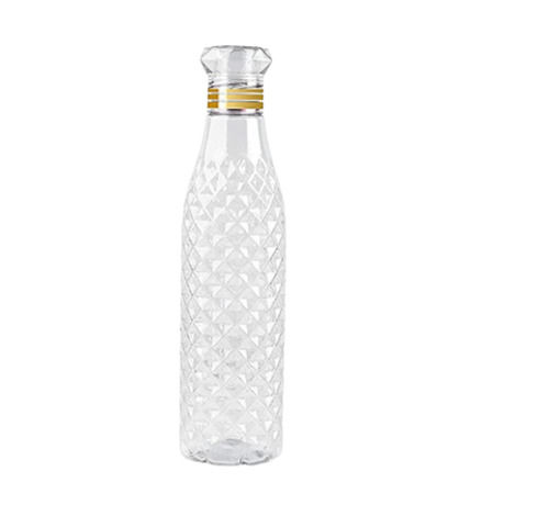1 Liter Designer Abs Plastic Crystal Clear Water Bottle For Water Storage