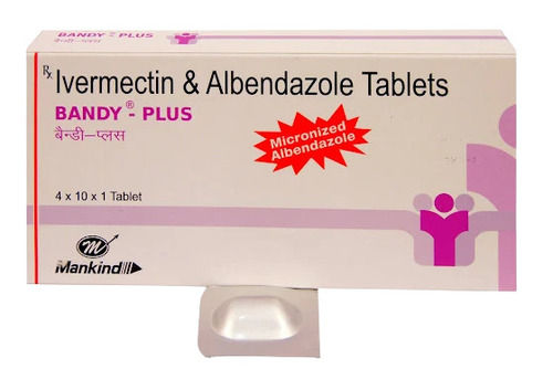 Ivermectin And Albendazole Tablet, Pack Of 4x10x1 Tablets