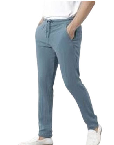 Buy Linen Club Blue Slim Fit Trousers for Men Online  Tata CLiQ
