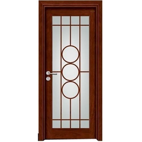 Sandel Douple Colour Design Polished Bathroom Pvc Door