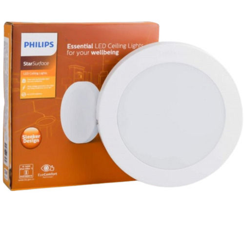 7 Watt 220 Voltage 50 Hz Plastic Body Ceiling Mounted Round Led Light Body Material: Aluminum