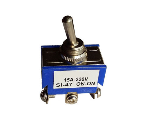 Corrosion Resistant And Polish Finished Stainless Steel Toggle Switch For Two Wheeler  Max. Current: 15 Ampere (Amp)