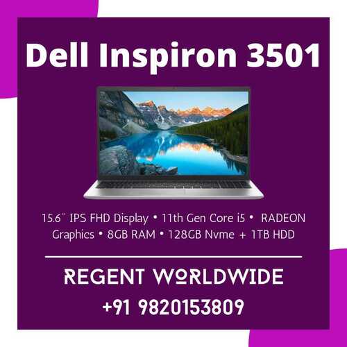 इस्तेमाल किया हुआ Dell Inspiron 3501 लैपटॉप 