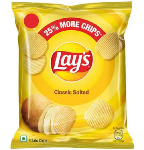 20 Grams Crunchy And Tasty Salty Flavored Branded Potato Chips