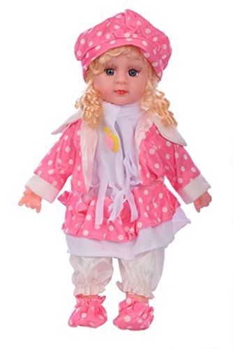 Girl Loveable And Huggable Lightweight Beautiful Plastic Pink Baby Doll Toy