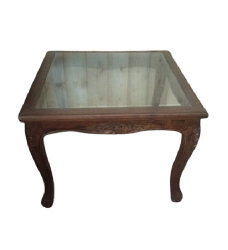 32x32 Inch Eco-Friendly And Durable Polish Finished Wooden Center Table