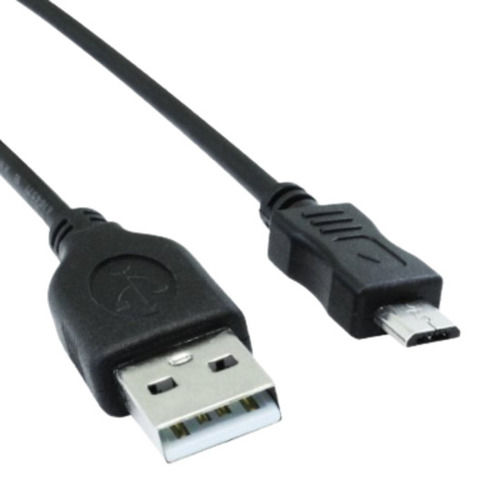 Black Color 0.5 Meter Size Rubber Material Micro Usb Cables  Application: Mobile Charging