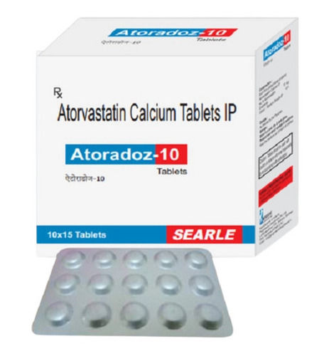 Atorvastatin Calcium Tablets Ip, Pack Of 10x15 Tablets