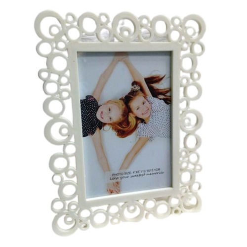 Polishing 4 X 6 Inches Wall Hanging Abs Plastic Photo Frame For Decoration