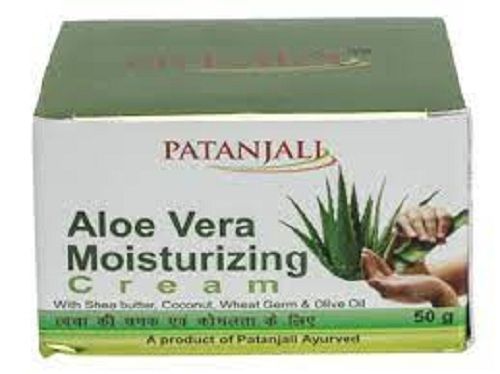 Long Lasting Non Sticky Absorb Quickly Patanjali Aloe Vera Moisturizing Cream