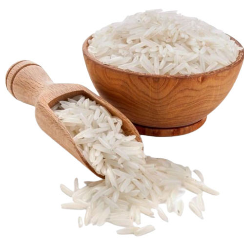  लंबे दाने वाले आम तौर पर उगाए जाने वाले सूखे और कच्चे साबुत बासमती चावल