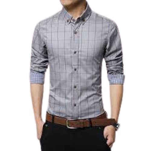 Men Full Sleeves Brathable Summer Season Attractive Cotton Fabric Shirt