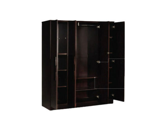 10 X 6 Feet Polished Finish Solid Wood Bedroom Wardrobe For Indoor Furniture