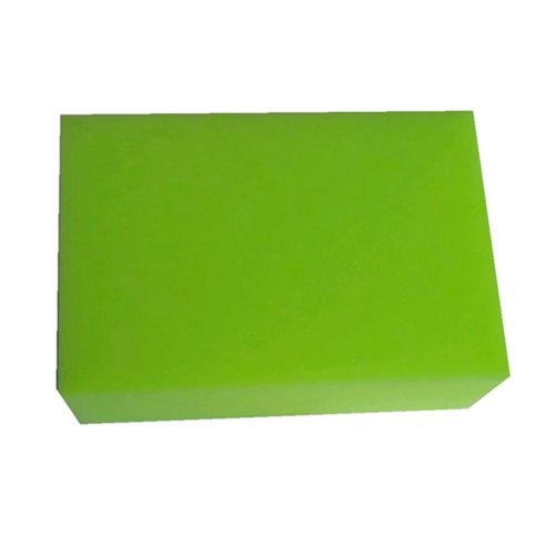 Plain Tear Resistant Lightweight Comfortable Skin Friendly Soft Green Pu Foam 