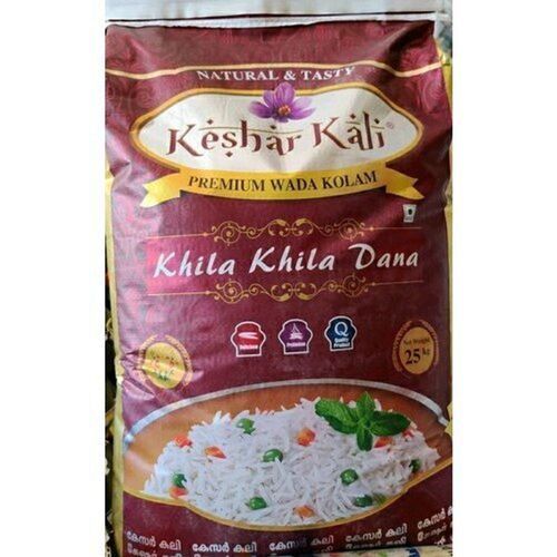 100% Pure Organic Long Grain Common Dried Kesar Kali Kolam Wada Rice,25kg