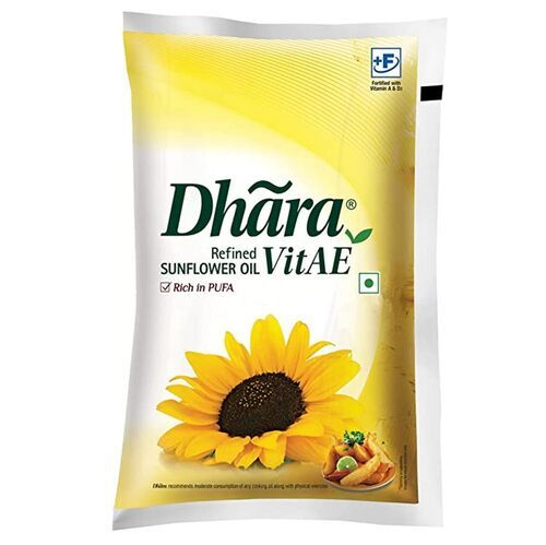 Premium Quality Light And Nutritious Healthful Rich In Nutrients Dhara Sunflower Oil