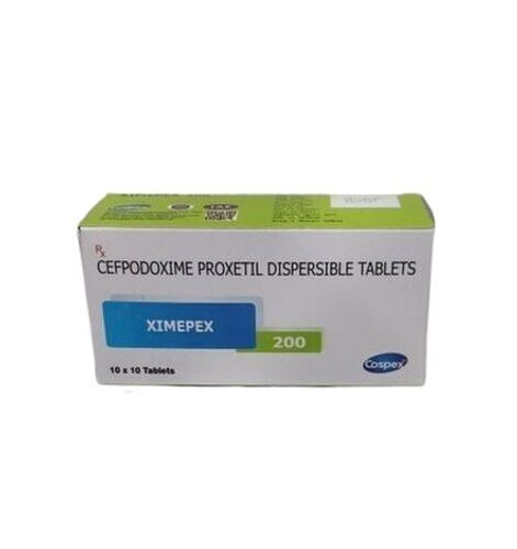 Ximepex - 200mg Cefixime and Clavulanic Acid Combination Tablet | 10x10 Pack, General Medicines, Store in Cool and Dry Place