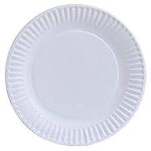  Non-Toxic Safe Hygienic Bpa Free Disposable White Paper Plate 7 Inches