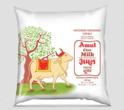 Washable Healthy Original Flavor Natural And With Minerals Fresh Amul Cow Milk, Pack Of 500 Ml