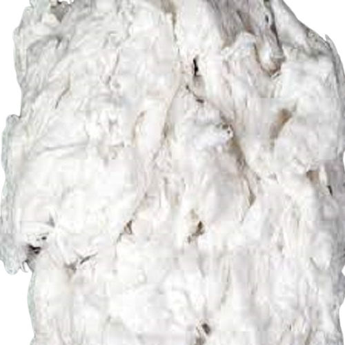 Simple Lightweight Versatile And Soft White Color Cotton Fiber Waste For Industries
