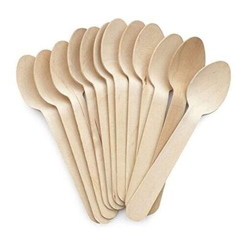 100% Natural Non Toxic Disposable Wooden Spoon