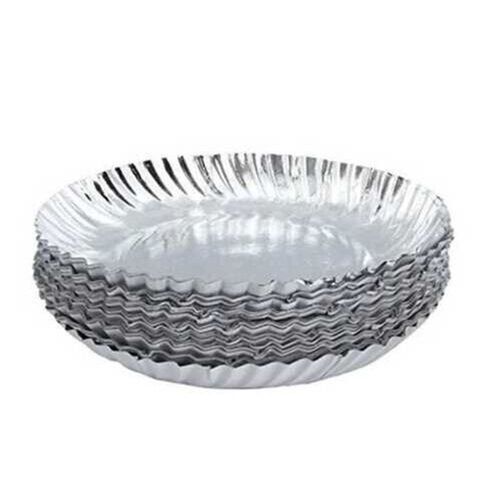 Round Disposable Sliver Paper Plates