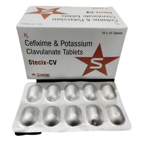 Stecix-Cv 200Mg/125Mg Tablet , 10X10 Tablets Grade: Medicinal