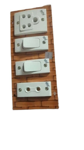 White High Current Carrying Capacity Energy Efficient Pvc Electrical Switch Board