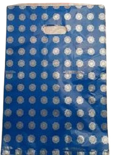 Blue American Apparel Style Printed Reusable Carry Bag With Vest Handle