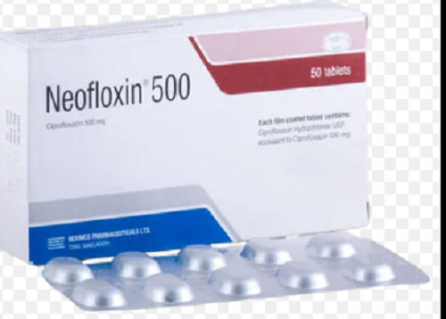 Neofloxine 500 Pharmaceutical Tablets With Ciprofloxacin Usp Film-Coated General Medicines