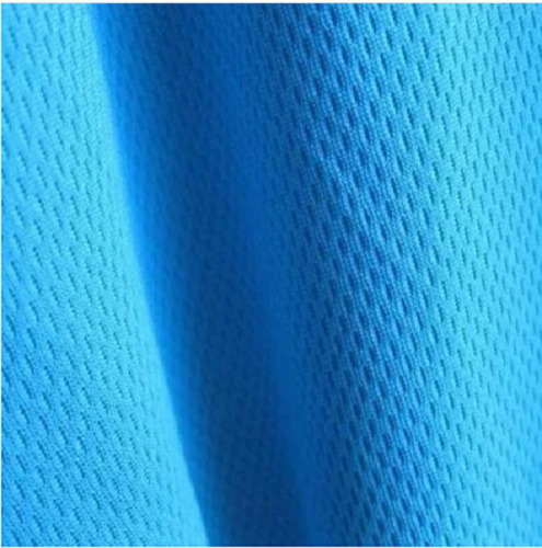 Elegant Look Light Weight Beautiful Polyester Knitted Fabric - 100% Polyester, 1700 Meters Length, Blue Color | Smooth, Tear-Resistant, All-Season Use