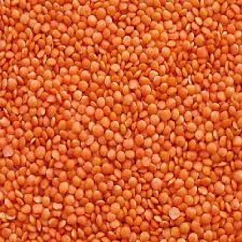 Indian Origin Commonly Cultivated Splited Round Shape Red Masoor Dal, Pack Of 1 Kg 