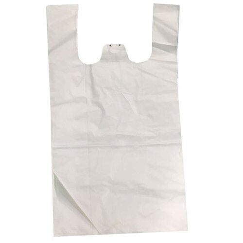 Pp Biodegradable Plain White Plastic Carry Bag