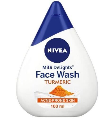 100 Ml, Prevents Acne Milk Delight Branded Turmeric Face Wash For All Skin Type 