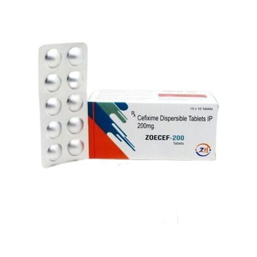 Cefixime 200 Mg डिस्पर्सिबल टैबलेट, 10X10 टैबलेट ग्रेड: औषधीय 