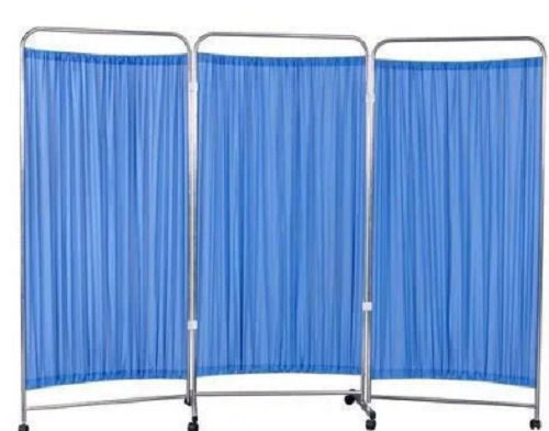 Protective Layer Simple Plastic Plain Blue And White Net Pvc Hospital Curtain Design: Antique