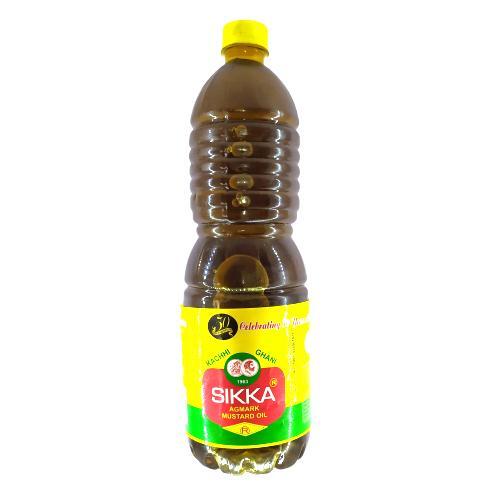 100 % Pure And Natural Kacchi Ghani Sikka Sarso 1ltr Pack