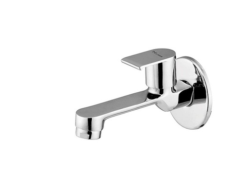 Silver Color and Long Body Bathroom Tap