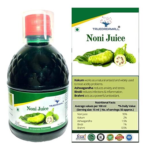 100% Organic And Fresh Chemical Free Noni Juice 400 Ml Pack