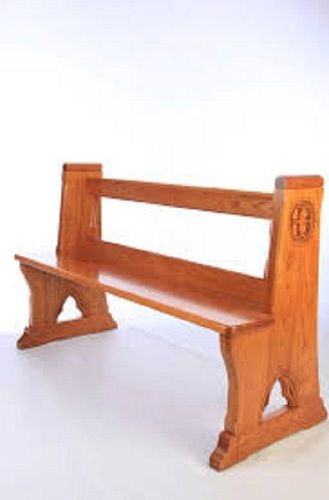 Handmade Termite Resistance Fine Finish Solid And Durable Solid Wooden Church Chair